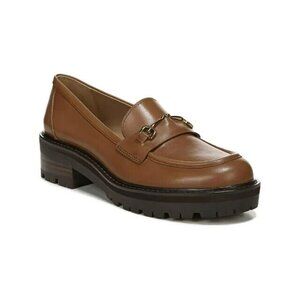 Sam Edelman Brown Leather Lug Sole Loafers